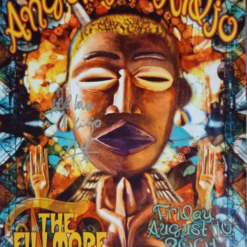 2001 Angelique Kidjo SIGNED Concert Poster REPRODUCTION (RP)